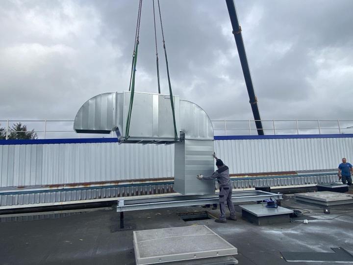 Pose hotte professionnelle Brest